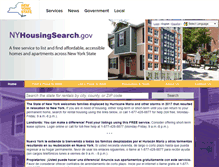 Tablet Screenshot of nyhousingsearch.gov